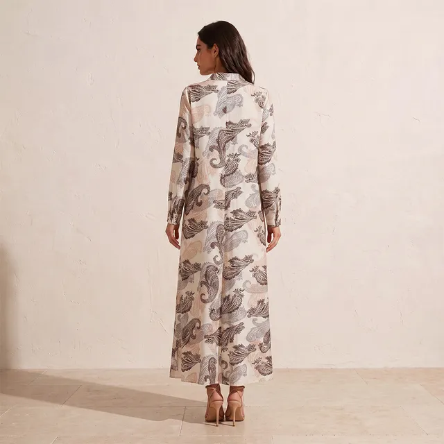 Splash Iconic Paisley Print Trapeze Maxi Dress – image 4
