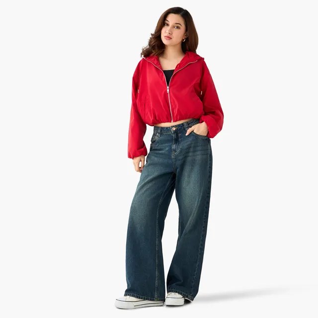 Lee Cooper Cropped Veronica Jacket with Hood – image 2