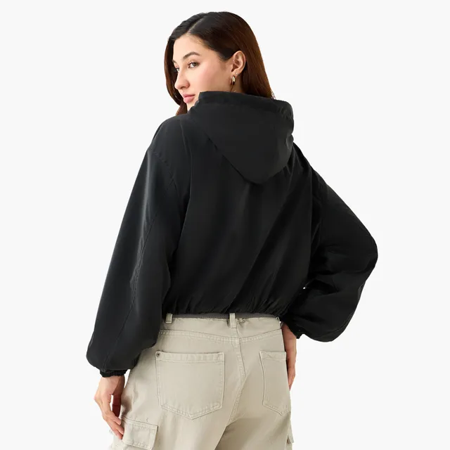 Lee Cooper Cropped Veronica Jacket with Hood – image 4