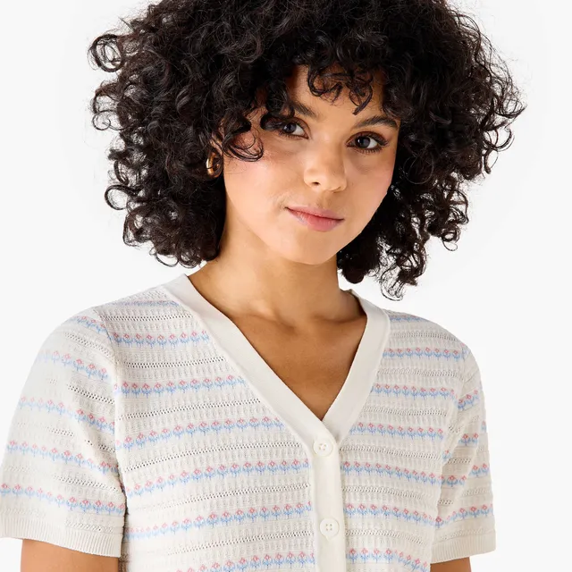 Lee Cooper Regular Fit Cardigan with Stripes – image 3
