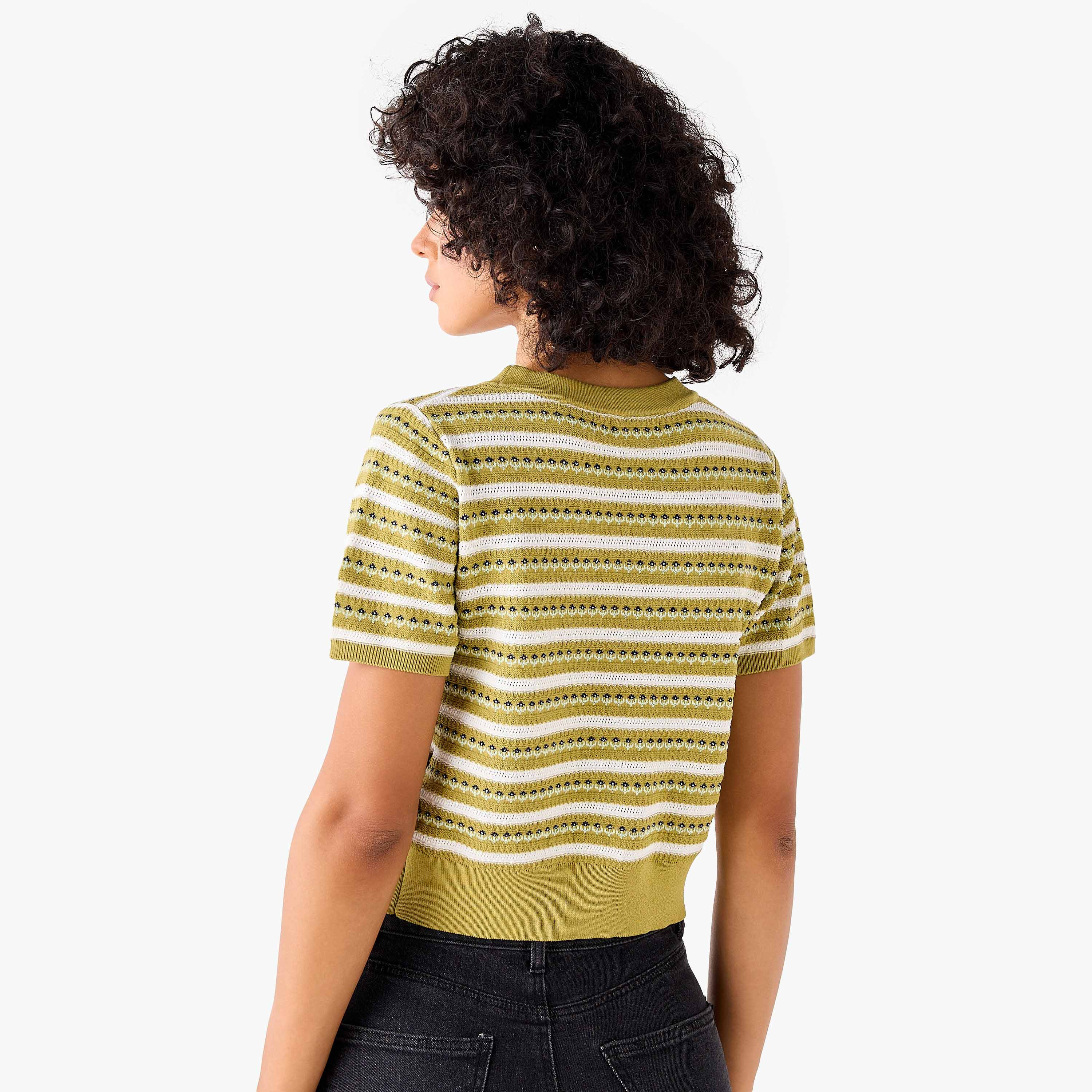 Lee Cooper Regular Fit Cardigan with Stripes