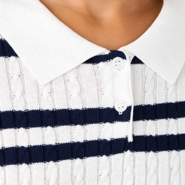 Lee Cooper Regular Fit Striped Polo T-shirt – image 5