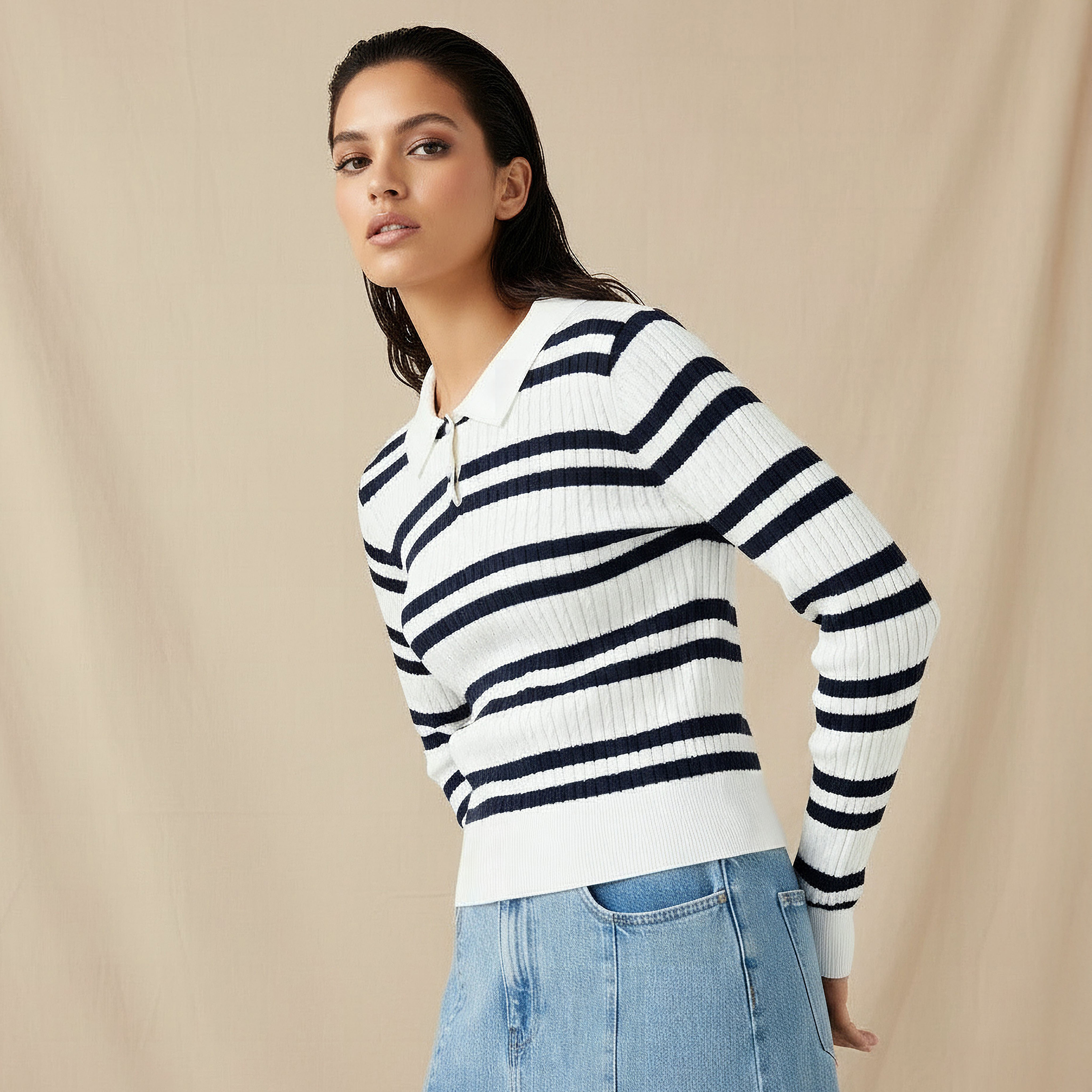 Lee Cooper Regular Fit Striped Polo T-shirt