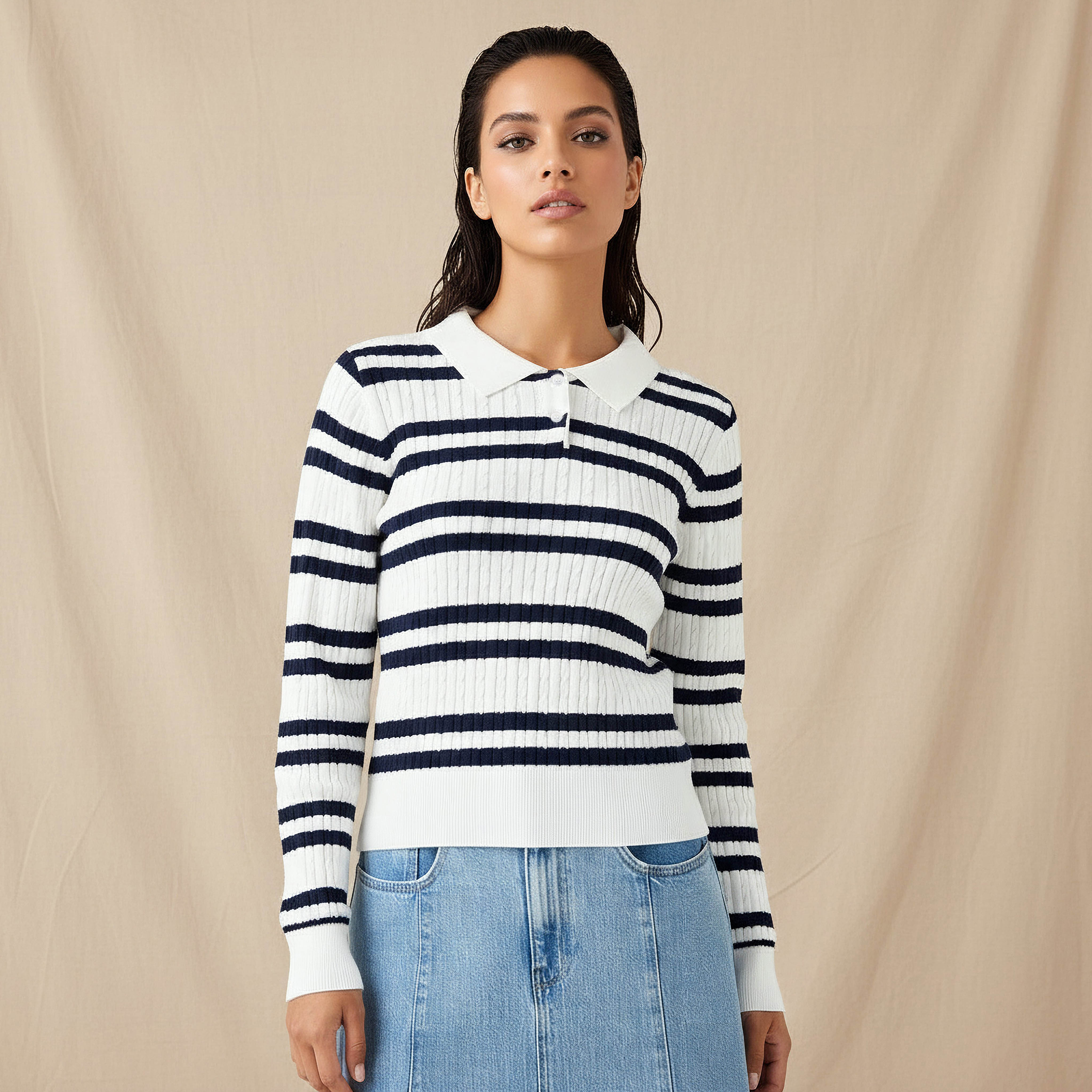 Lee Cooper Regular Fit Polo T-shirt with Stripes