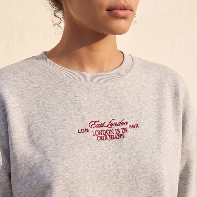 Lee Cooper Relaxed Fit Sweatshirt with Embroidery – image 2