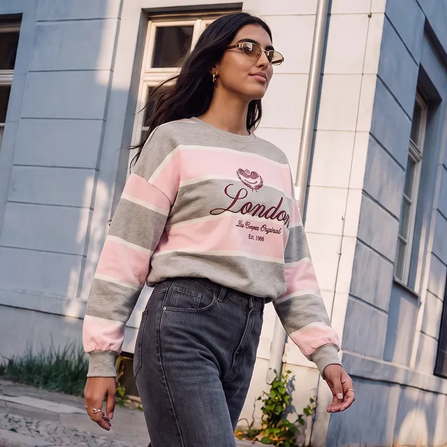 Lee Cooper Oversized Sweatshirt with Logo Print