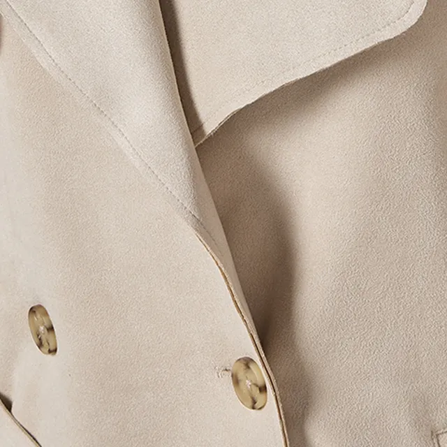 Lee Cooper Suede Trench Jacket with Belt – image 6
