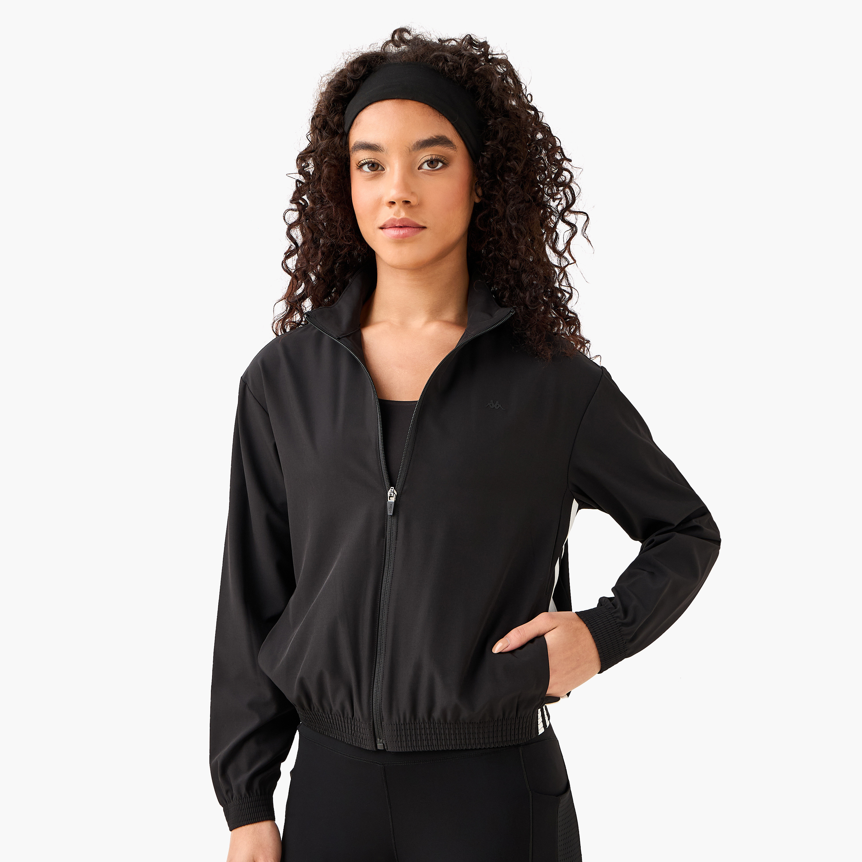 Kappa Women 2 Way Stretch Zip Through Jacket