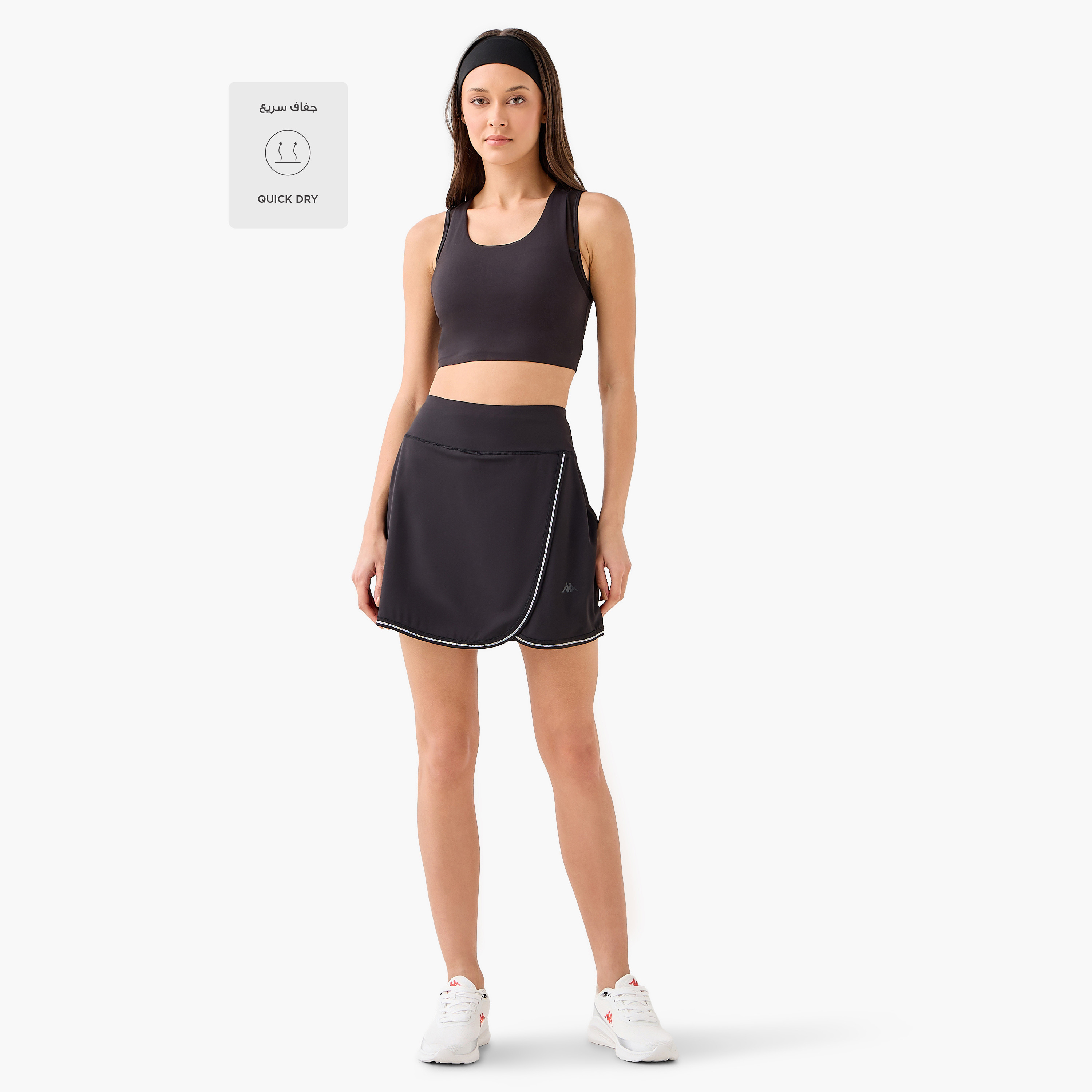 Kappa Women 2-Way Stretch Tennis Skort