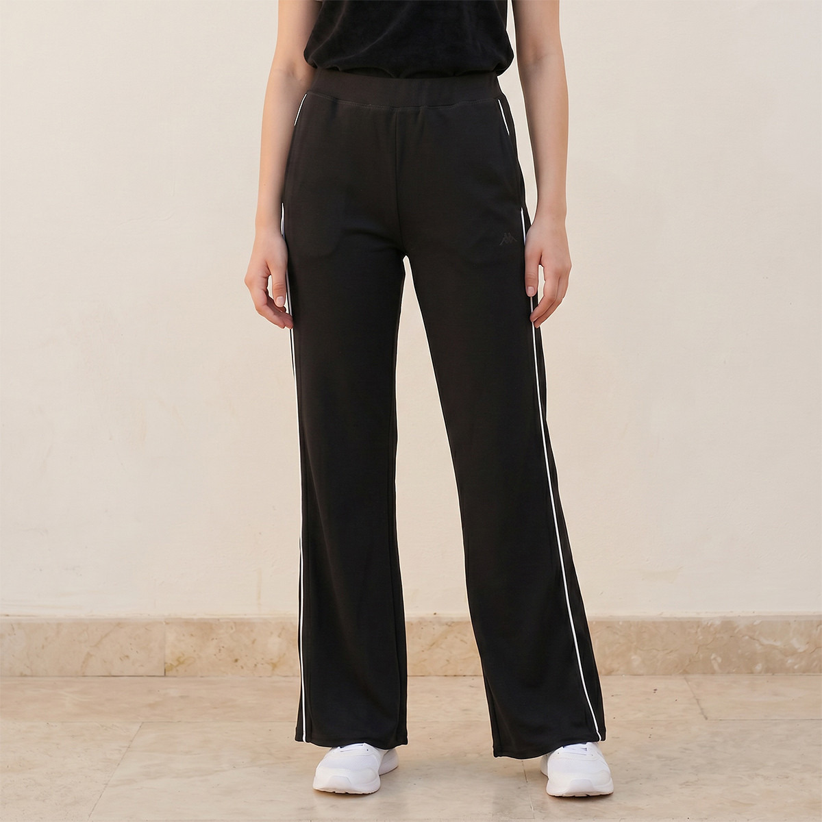 Kappa Ribbed Wide Leg Pants