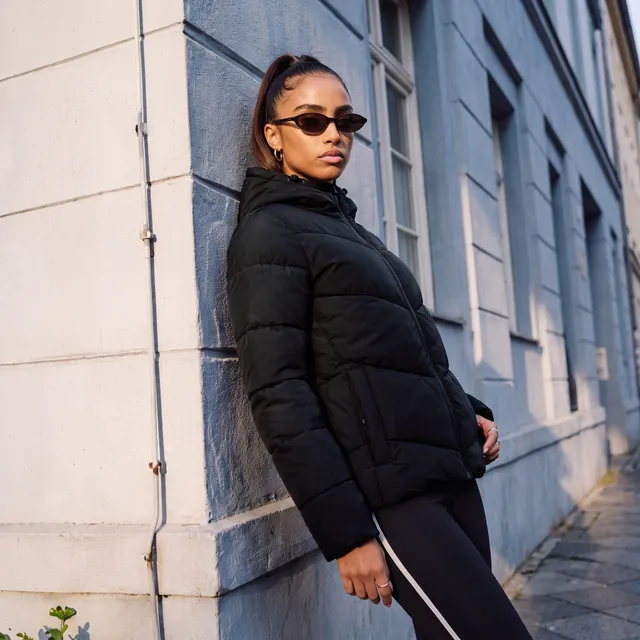 Kappa Quilted 2-Way Stretch Hooded Jacket