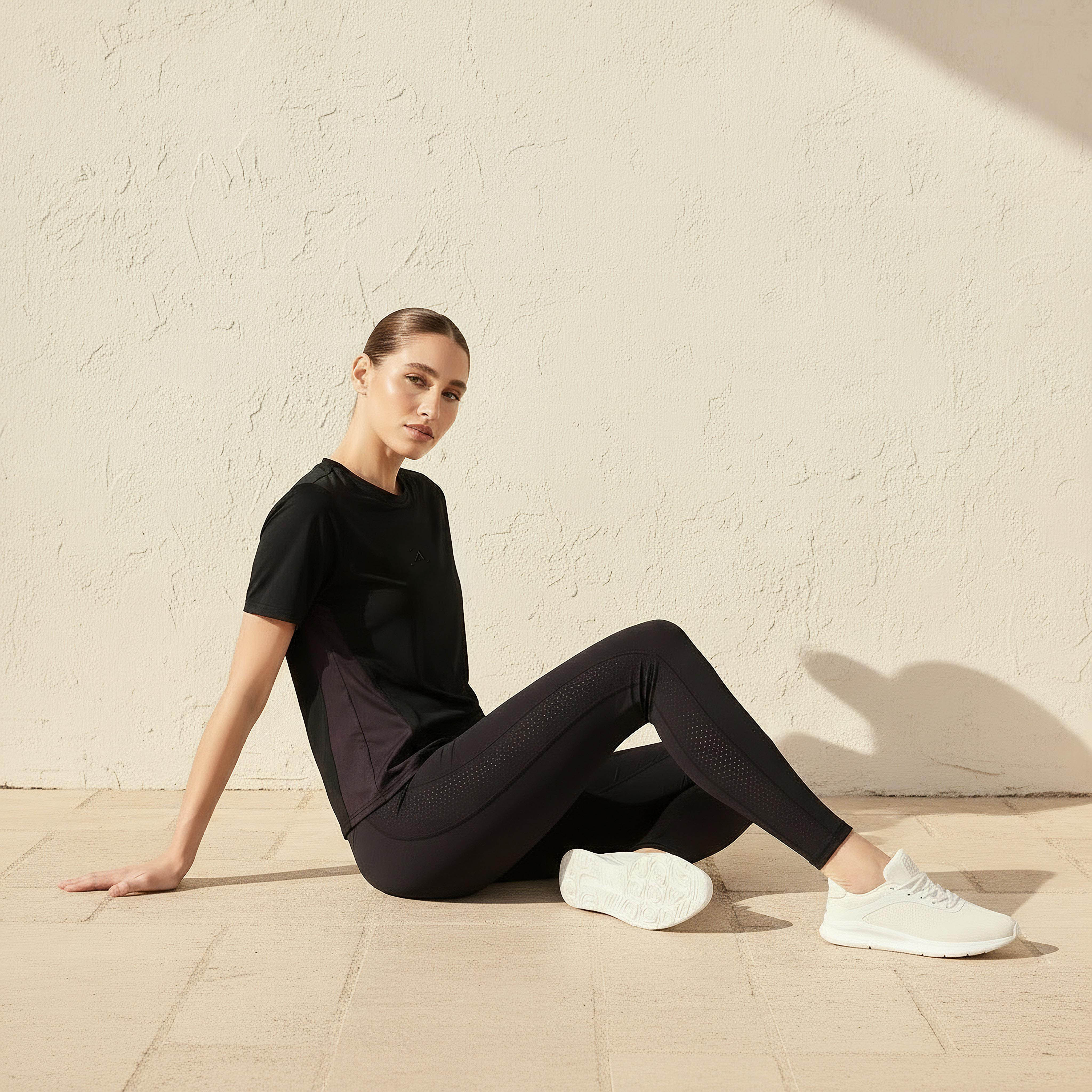 Women 2 Way Stretch Performance T-shirt