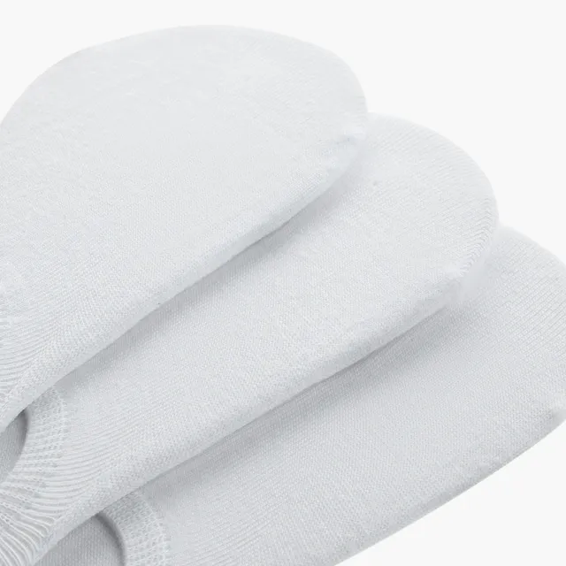 Set of 3 - Ribbed Invisible Socks with Antibacterial Protection – image 3