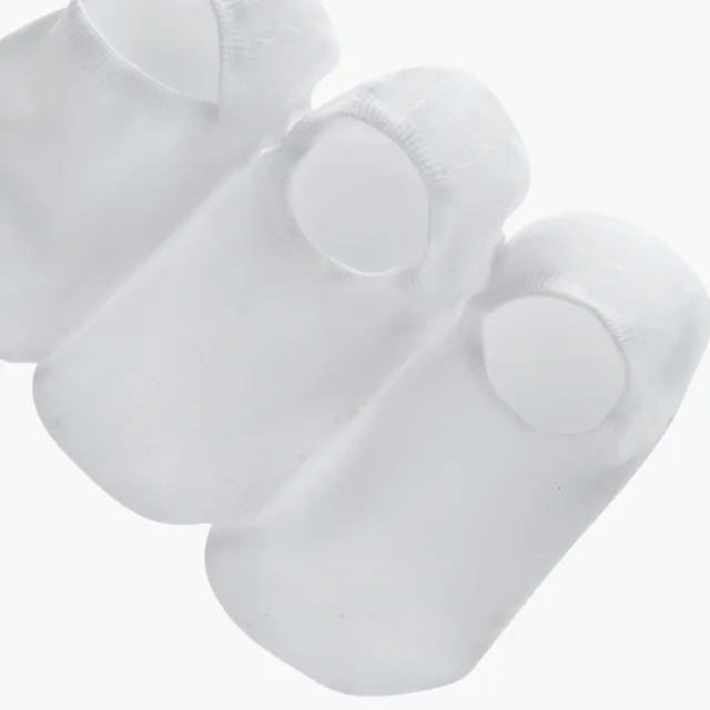 Set of 3 - Ribbed Invisible Socks with Antibacterial Protection – image 4