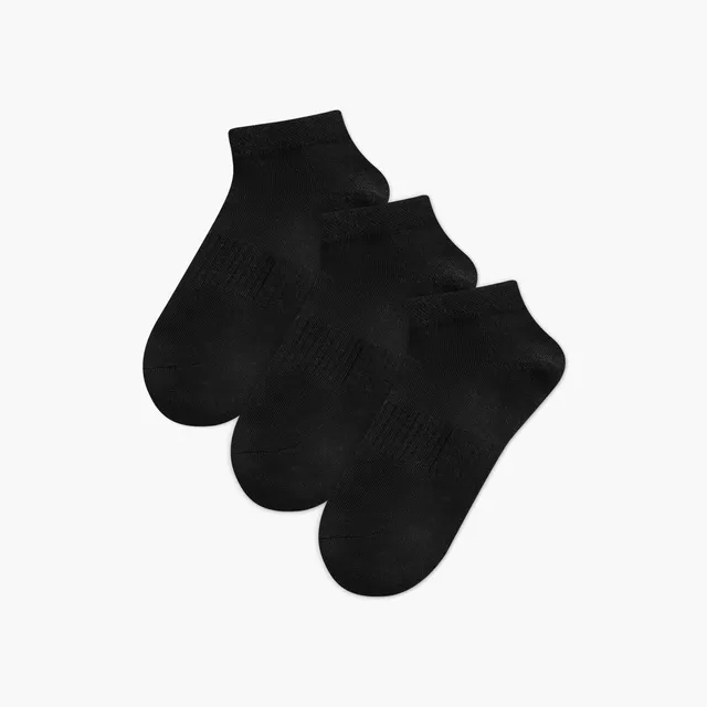 Set of 3 - Ribbed Ankle Length Socks