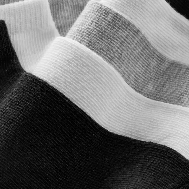 Set of 5 - Ribbed Ankle Length Socks with Antibacterial Protection – image 4