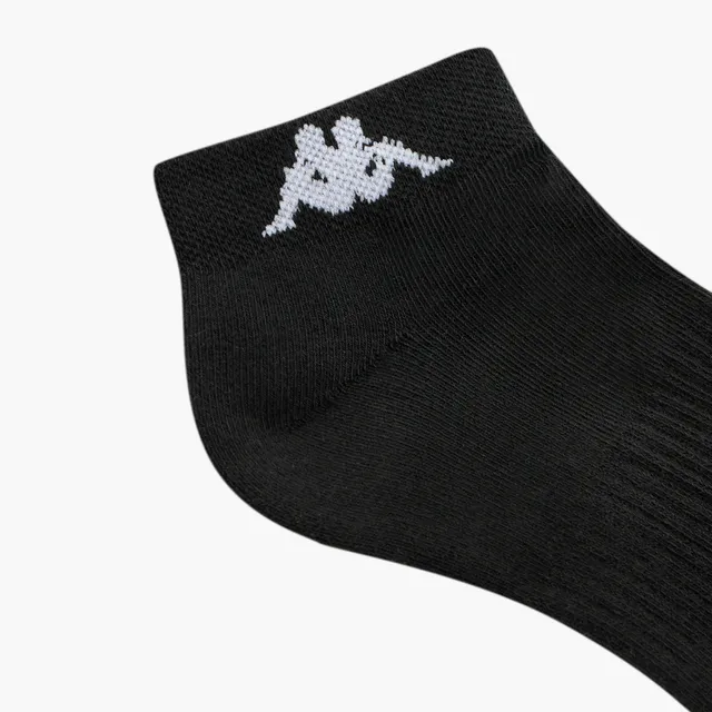 Set of 3 - Kappa Logo Print Ankle Length Socks with Antibacterial Protection – image 5