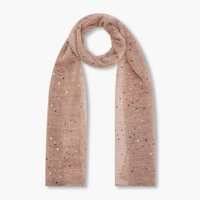 Scarf with Sequin Embellishment