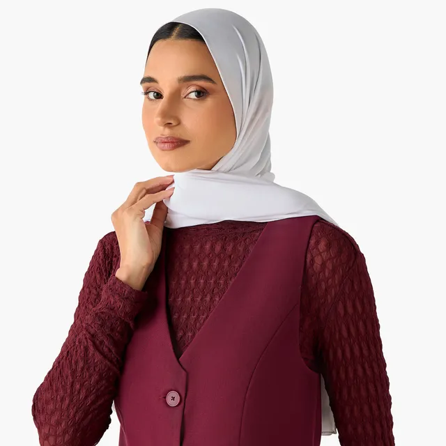 Hijab Scarf Black – image 2