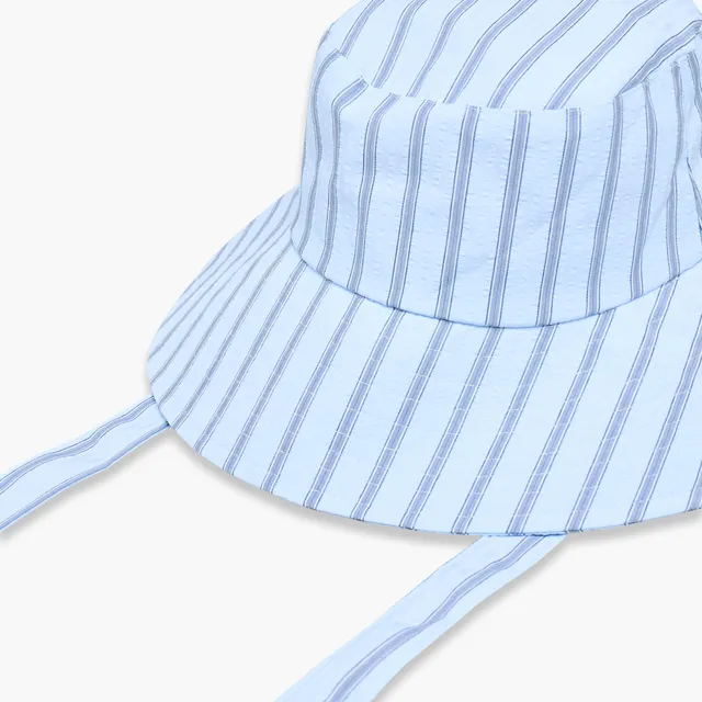 Tie-Up Striped Hat – image 5