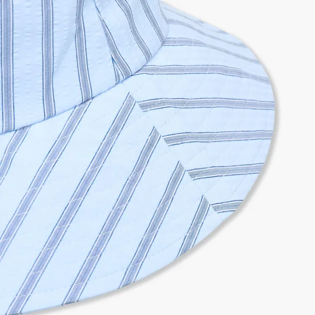 Tie-Up Striped Hat – image 6