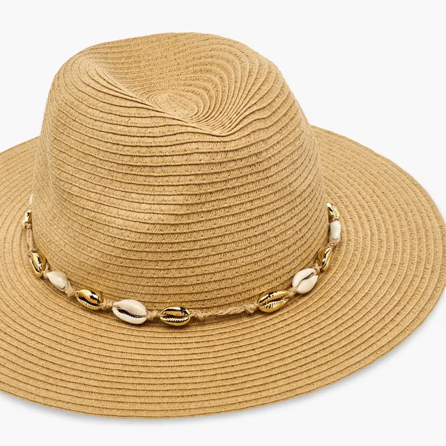 Shell Accent Straw Hat – image 4