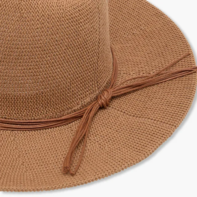 Beaded Straw Fedora Hat – image 8