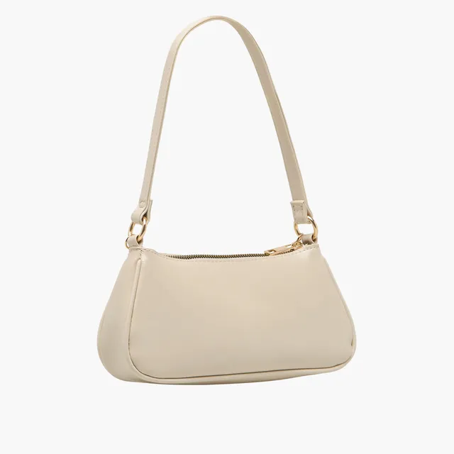 Chain Detail Shoulder Bag with Zip Closure – image 4