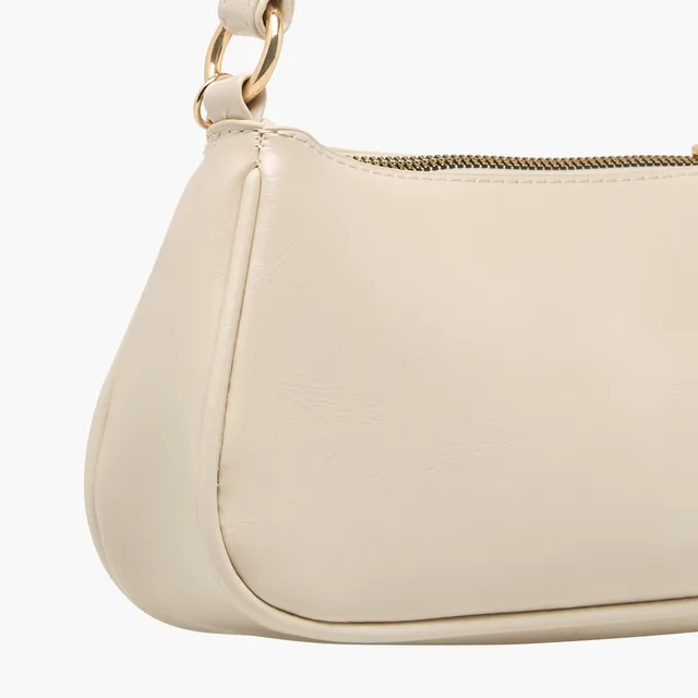 Chain Detail Shoulder Bag with Zip Closure – image 6