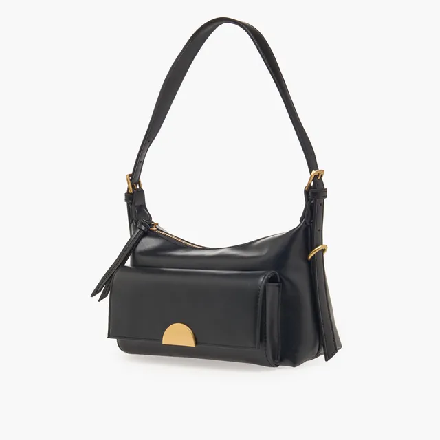 Pocket Detail Shoulder Bag with Zip Closure – image 3