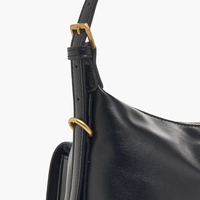 Pocket Detail Shoulder Bag with Zip Closure – image 6