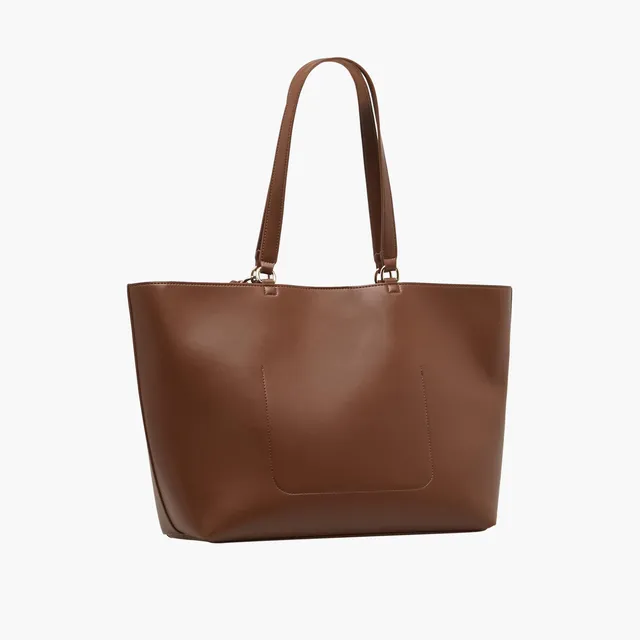 Tassel Detail Tote Bag with Button Closure – image 4