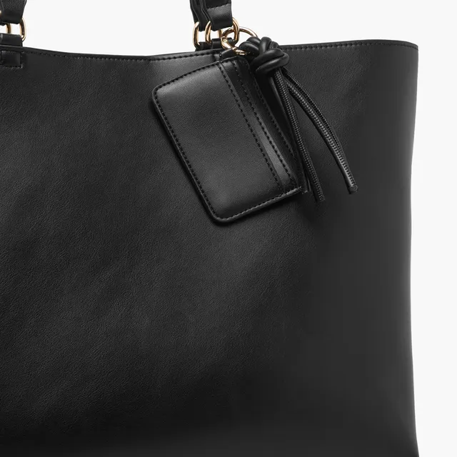 Tassel Detail Tote Bag with Button Closure – image 5