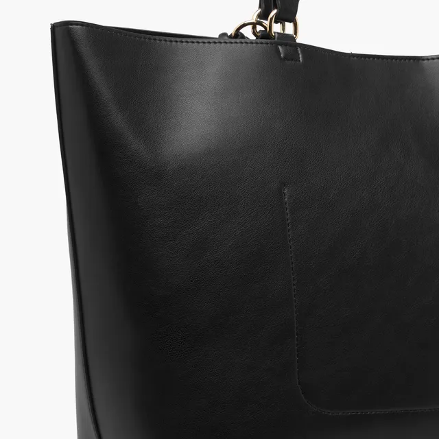 Tassel Detail Tote Bag with Button Closure – image 6