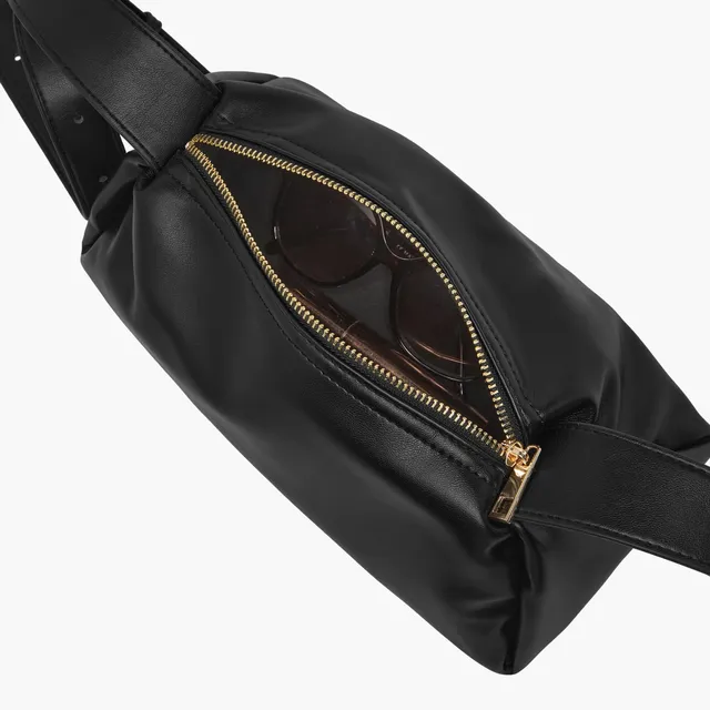 Ruched Crossbody Bag with Adjustable Strap – image 8