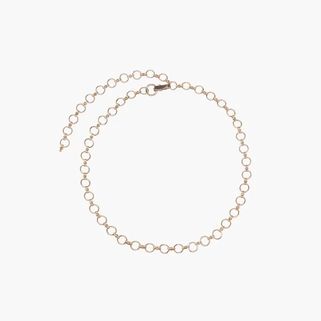 Metal Jewellery Belt with Hook Clasp
