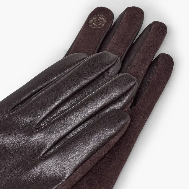 Panelled Suede Gloves – image 4