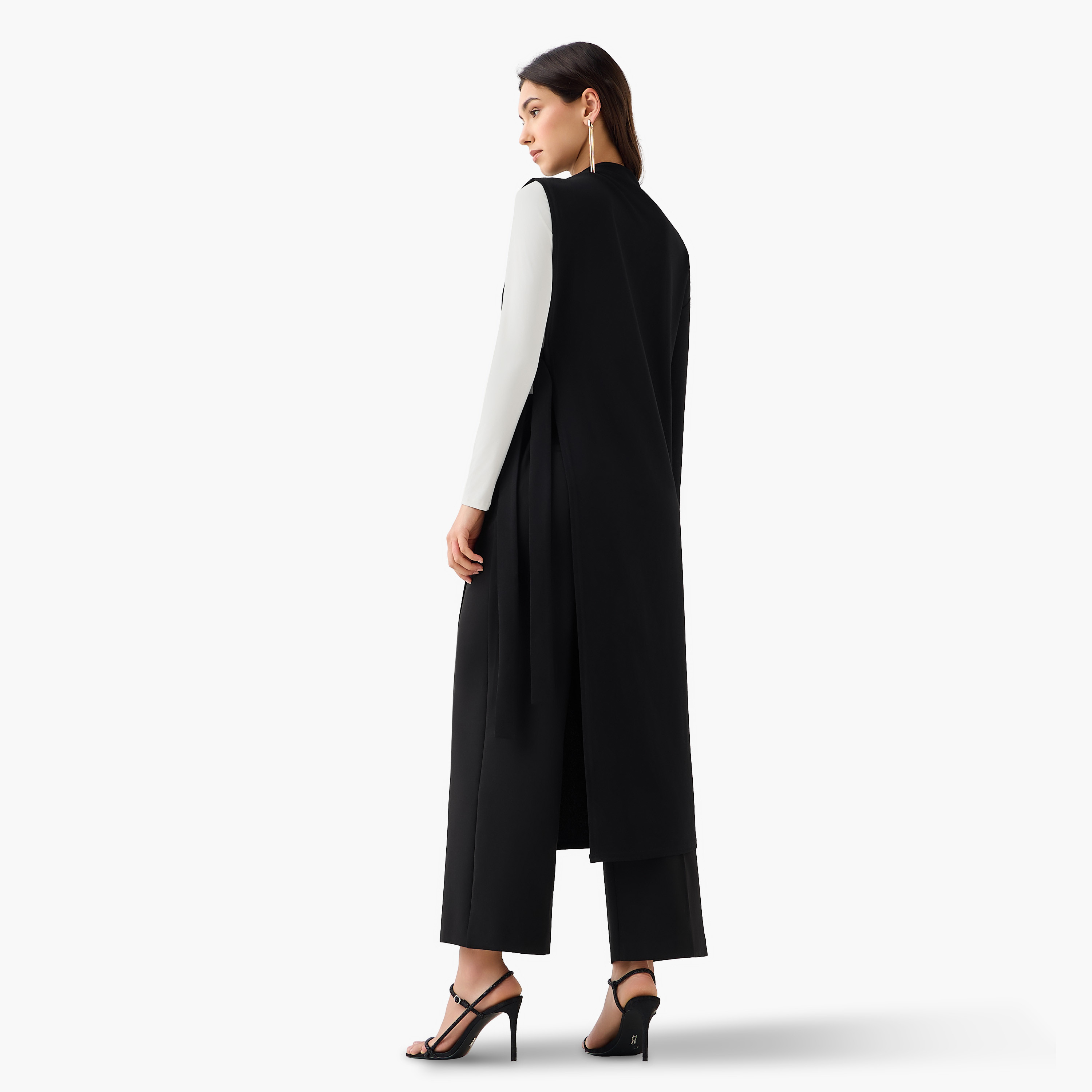 Regular Fit Longline Top with T-shirt