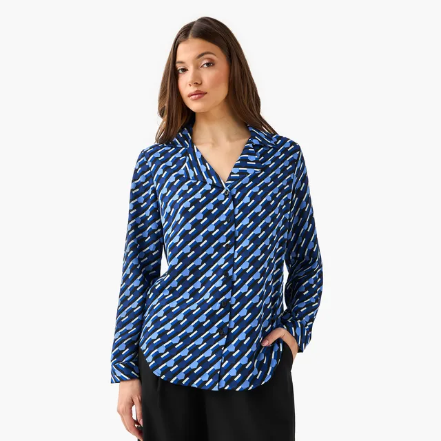 Shirt with Notch Collar – image 3