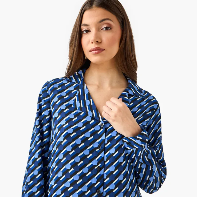 Shirt with Notch Collar – image 7