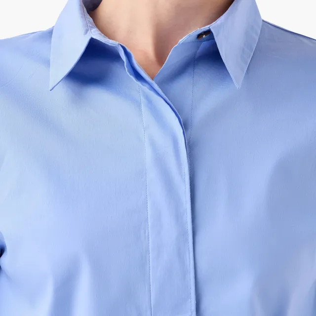 Relaxed Fit Shirt with Concealed Placket – image 2