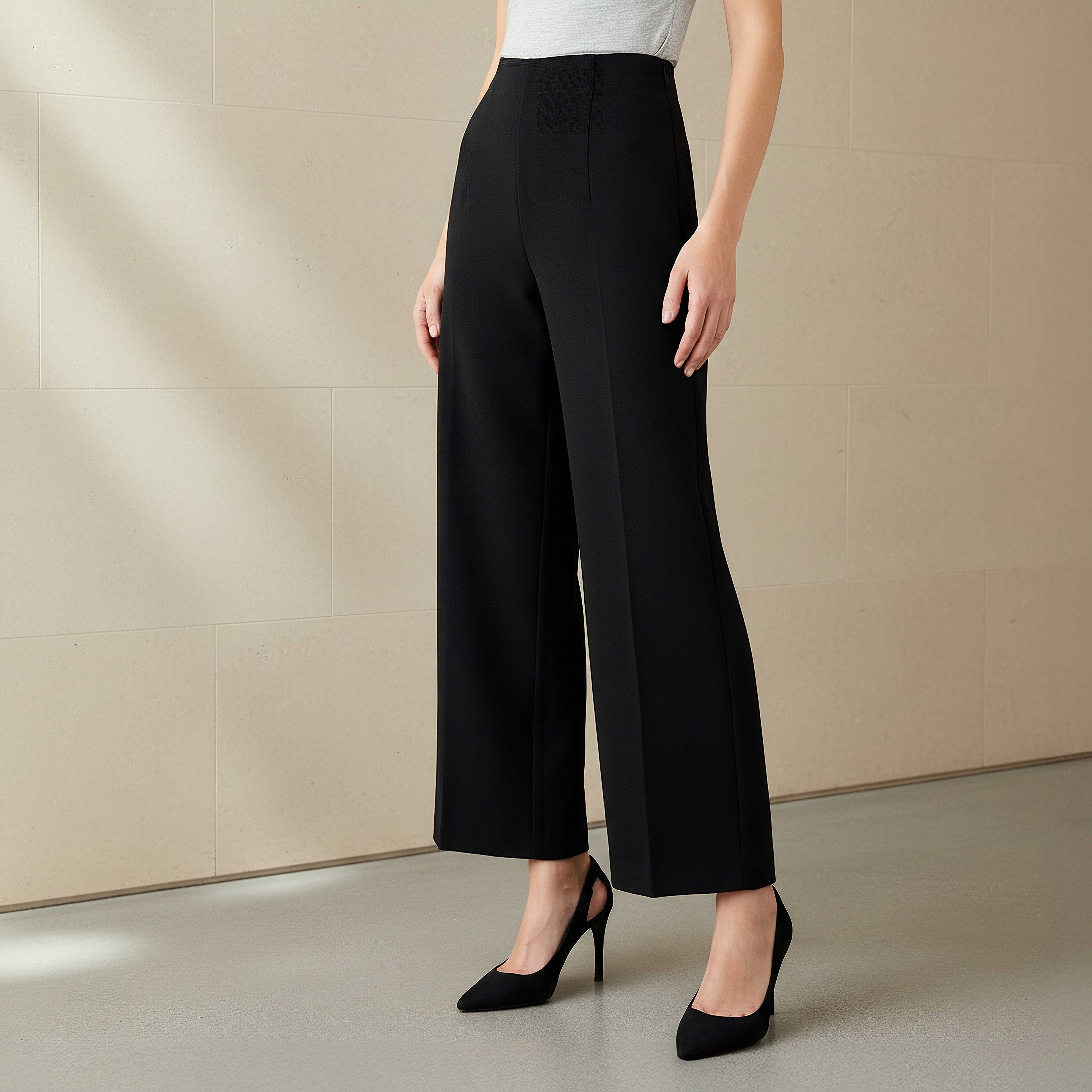 Regular Fit Flexi Waist Trousers