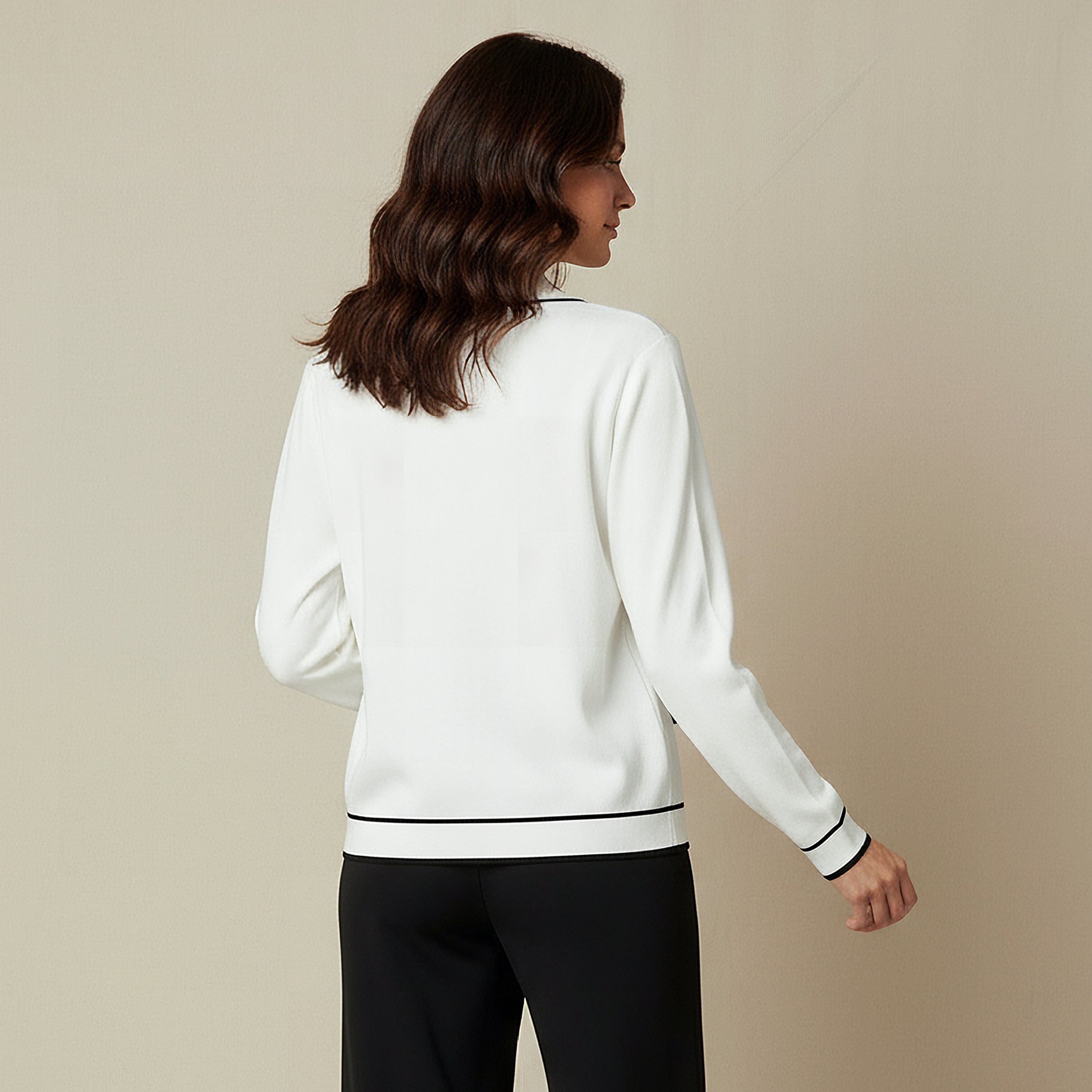 Regular Fit Textured Collared Cardigan