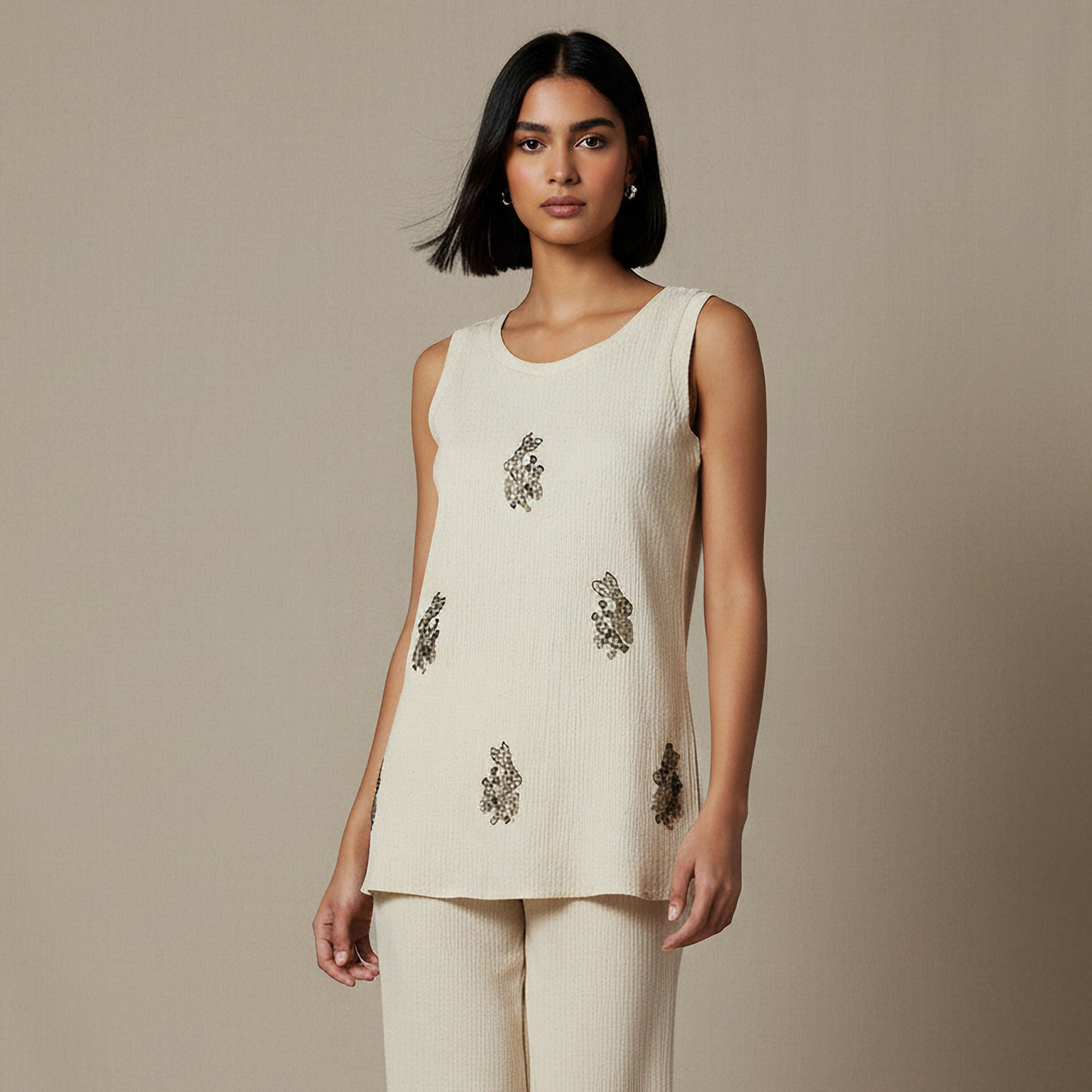 Embellished Regular Fit Top