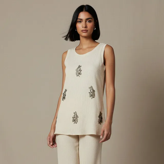 Embellished Regular Fit Top