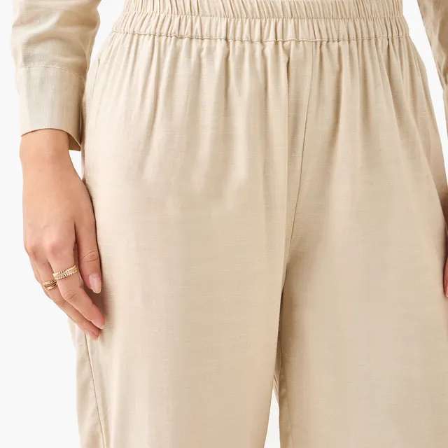 Wide Leg Flexi Waist Pants – image 5