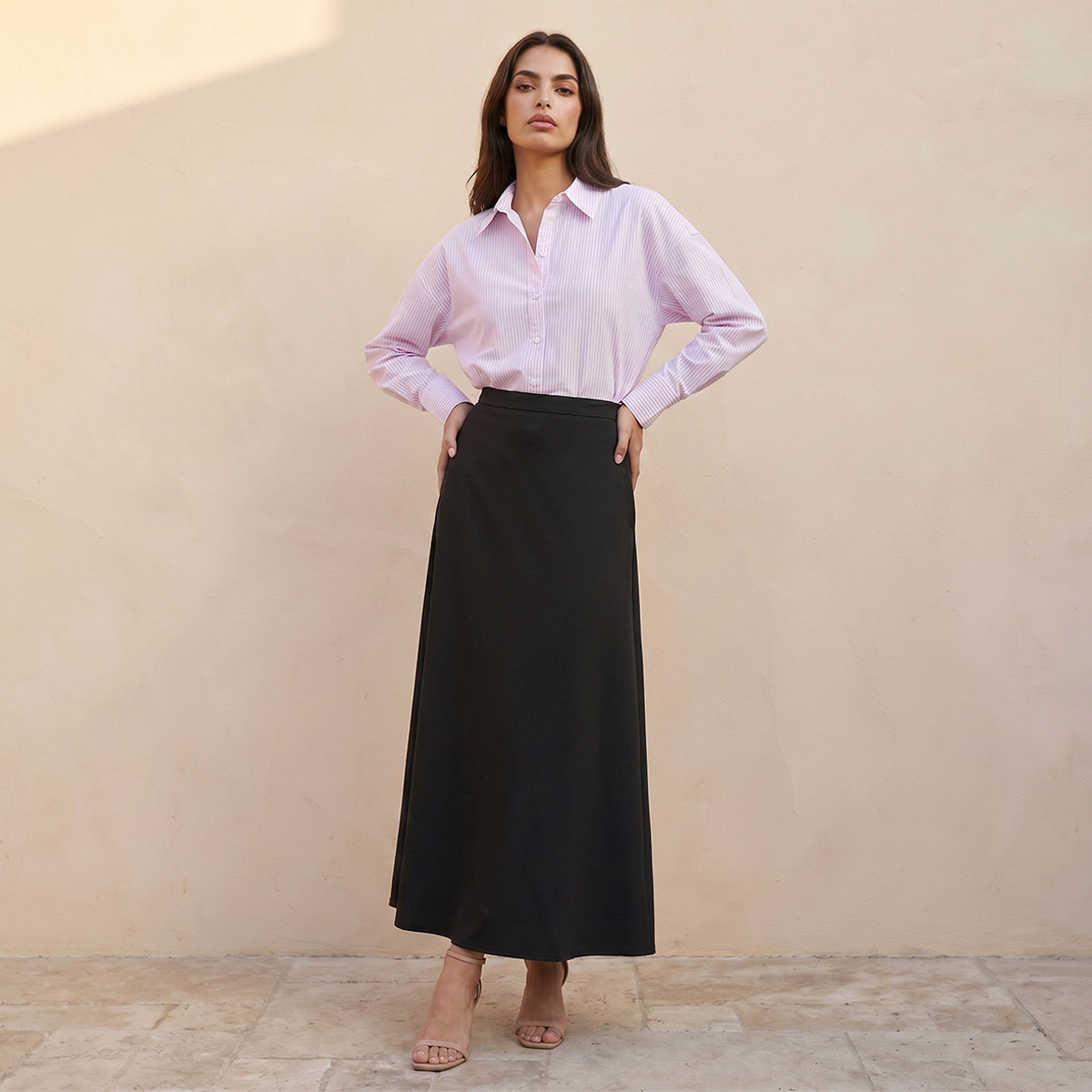 Splash Smart Maxi A-line Skirt