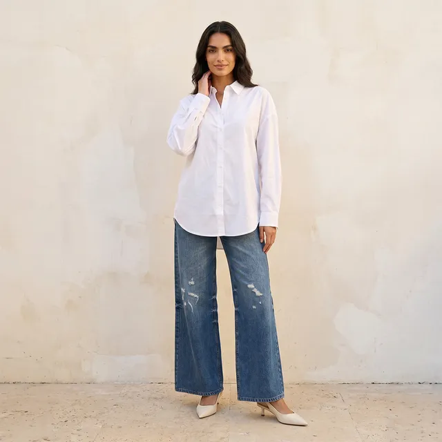 Splash Smart Oversized Longline Shirt – image 3