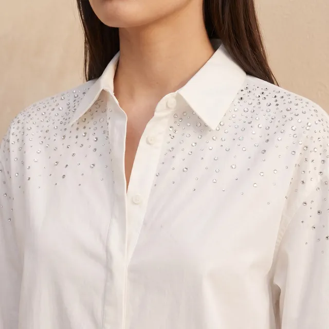 Splash Smart Cotton Shirt with Embellishment – image 3