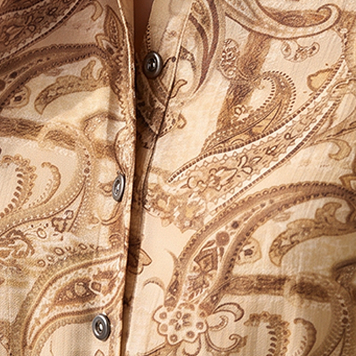 Splash Smart Paisley Print Midi Dress with Elasticated Waist